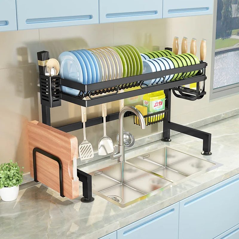 Kệ úp chén đĩa đặt trên bồn rửa 3