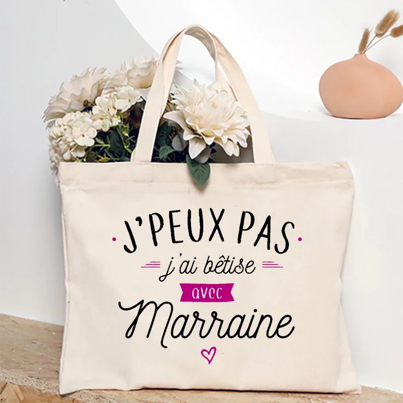 Túi tote vải canvas đeo vai 4