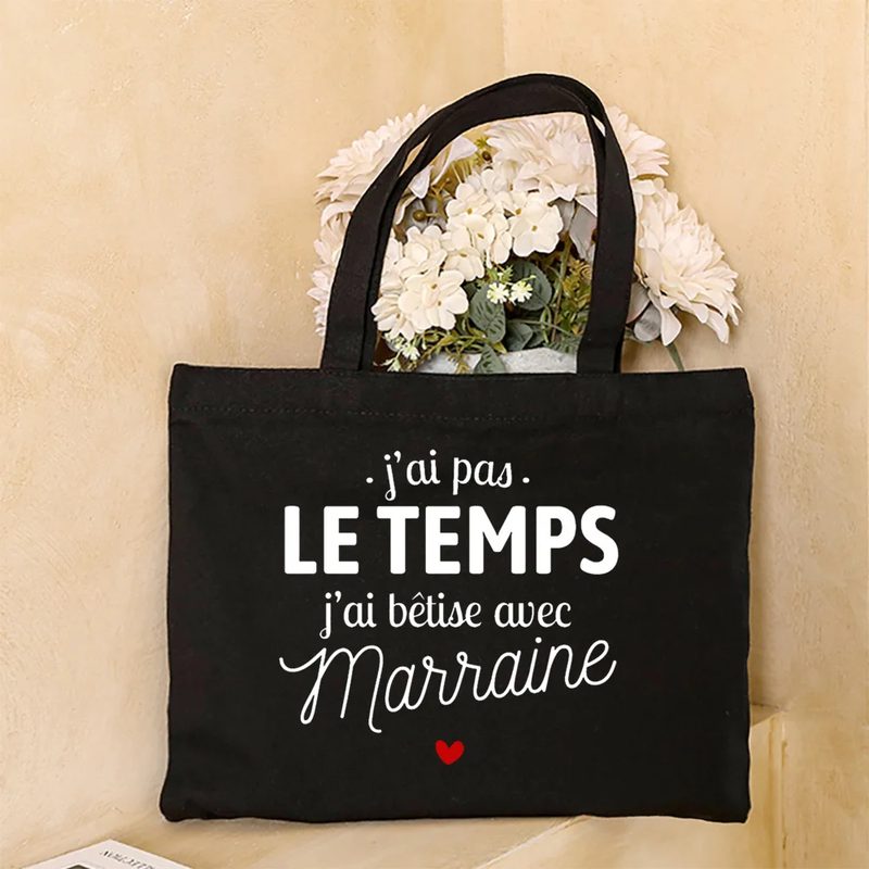 Túi tote vải canvas đeo vai 5