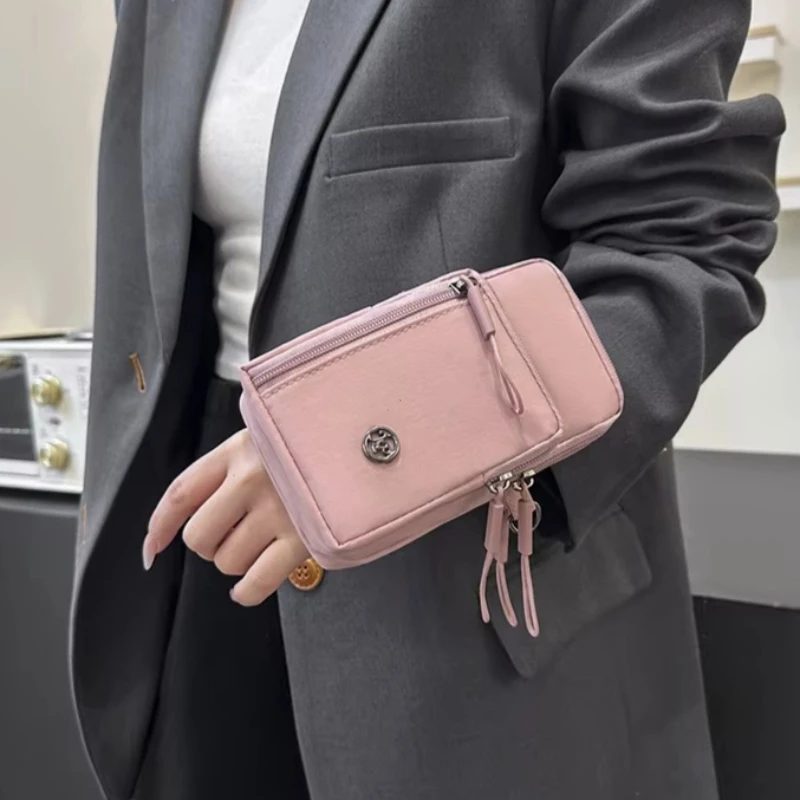 Túi xách tay nữ mini màu hồng