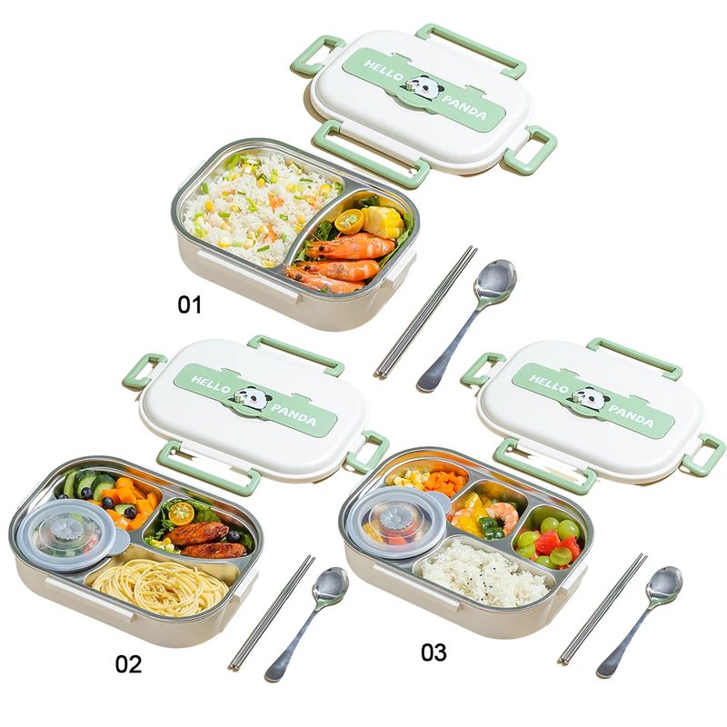 Hộp cơm inox nhiều ngăn kèm hộp súp 2