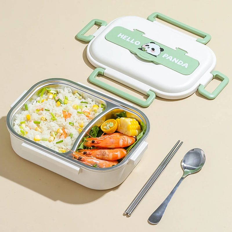 Hộp cơm inox nhiều ngăn kèm hộp súp 4
