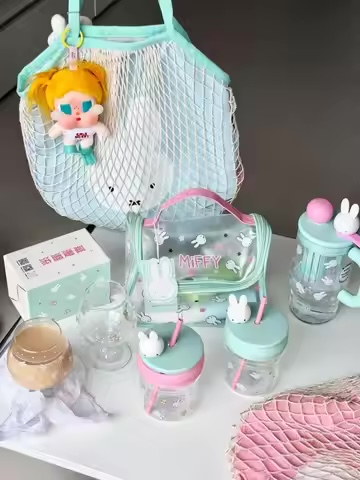 Bộ cốc nước và túi Miffy cho bé