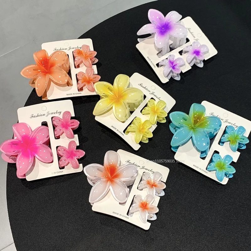Kẹp tóc hoa sứ nhiều màu 2
