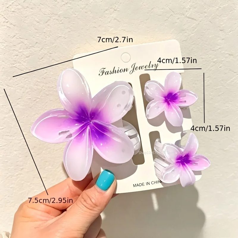 Kẹp tóc hoa sứ nhiều màu 5