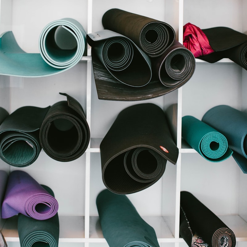 Thảm tập yoga TPE 6mm định tuyến chuẩn chống trơn trượt