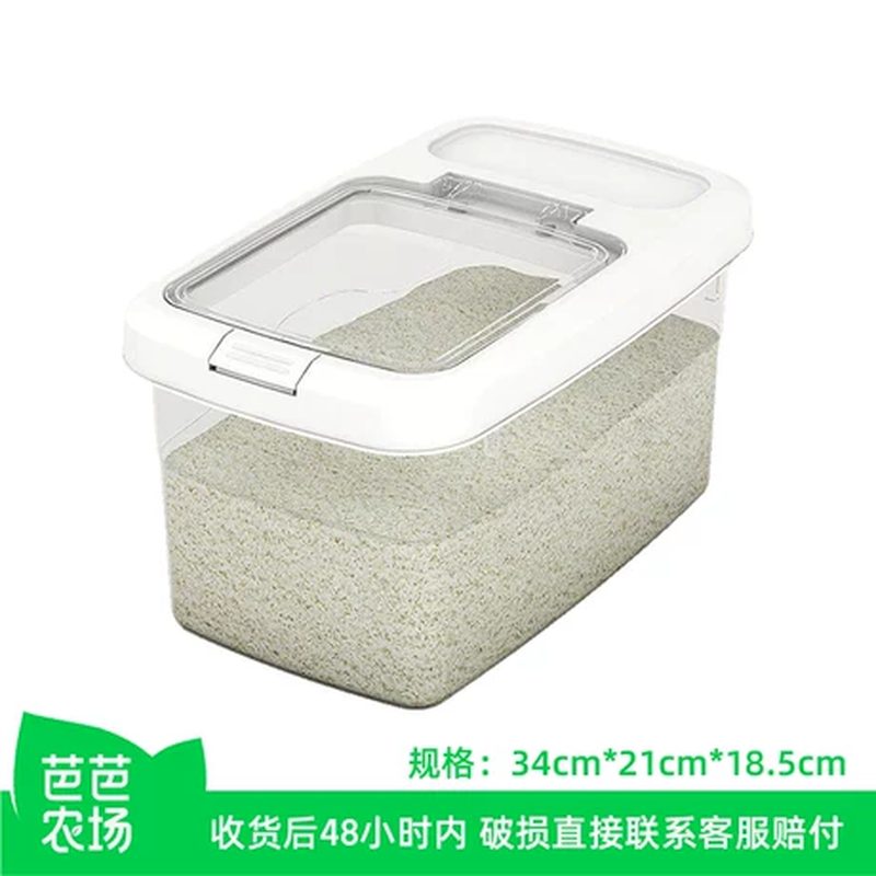 Thùng đựng gạo thông minh nắp trong suốt kín khí chống ẩm 10kg