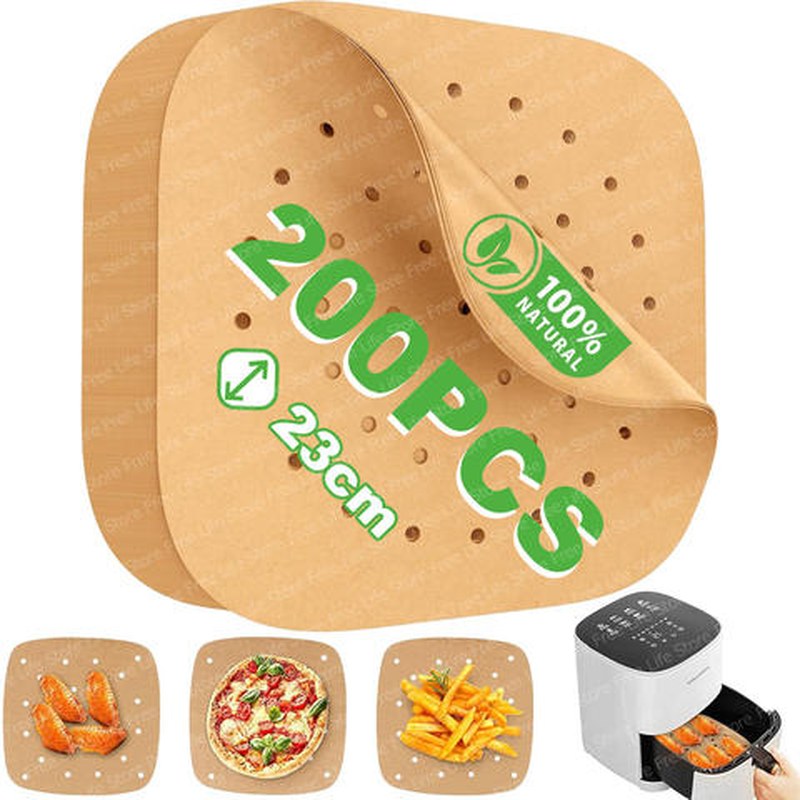 Set 500 tờ giấy lót xửng hấp bánh đục lỗ chống dính