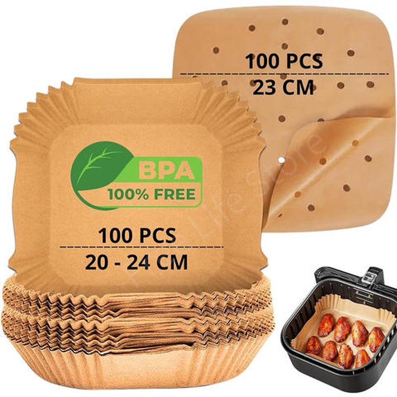 Set 500 tờ giấy lót xửng hấp bánh đục lỗ chống dính 3