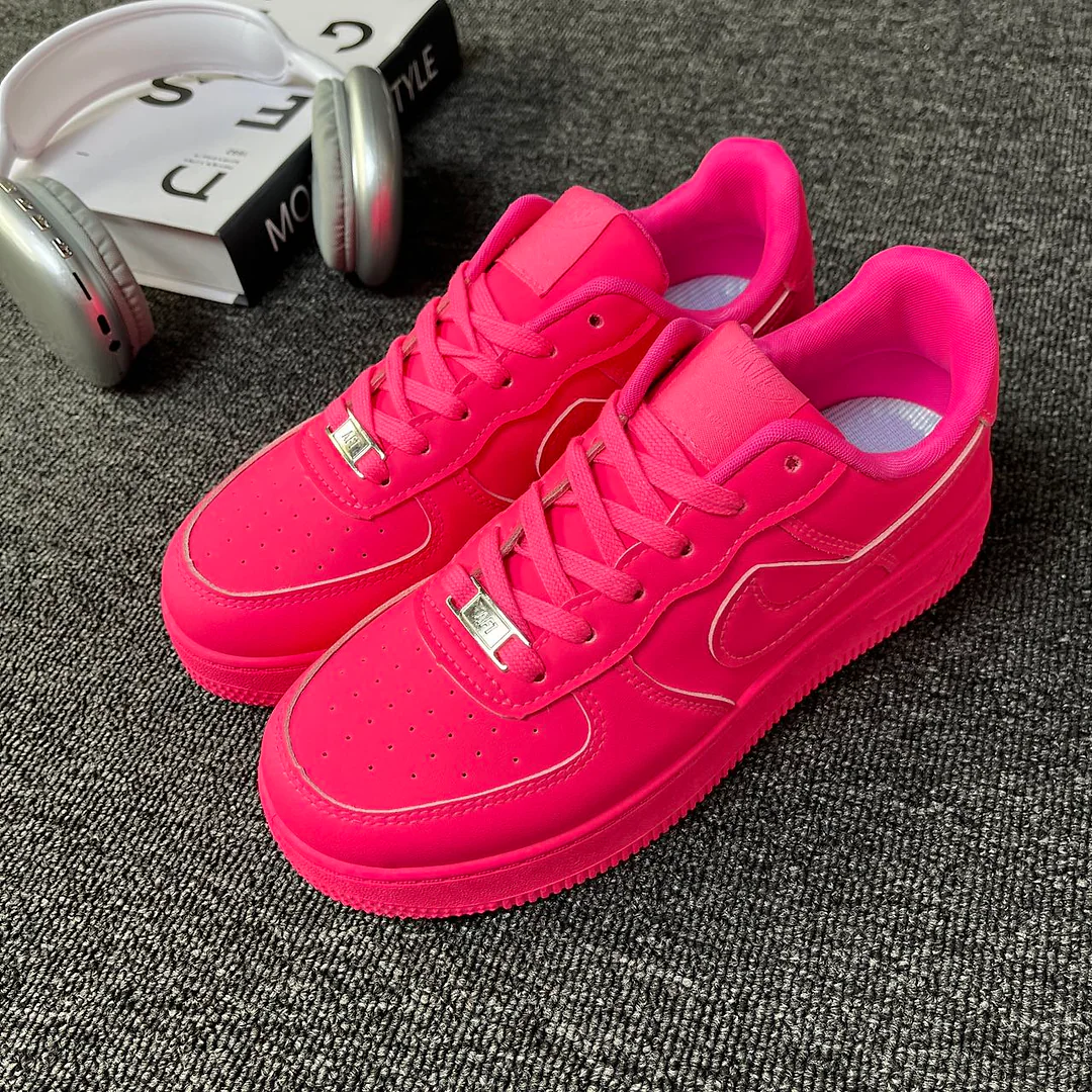 Hồng neon · Giày sneaker casual phong cách ngọt ngào và cá tính