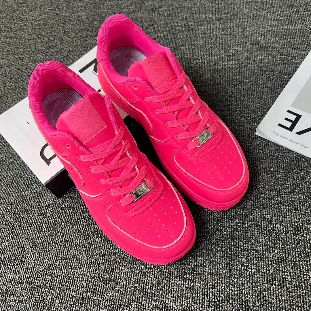 Hồng neon · Giày sneaker casual phong cách ngọt ngào và cá tính 2